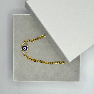Gold Evil Eye Bracelet