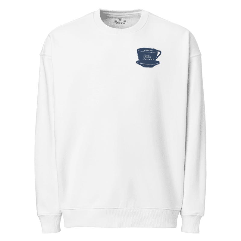 Hlios Coffee + Menu Oversized Sweatshirt - Image 3