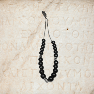 komboloi matte metal beads & sterling silver (12mm) (23)