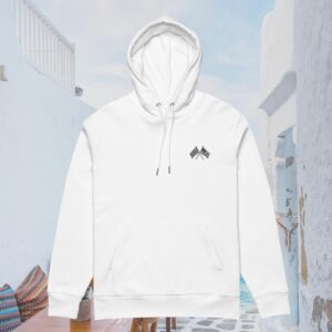 Greek American Hoodie – Sustainable Organic Cotton Streetwear