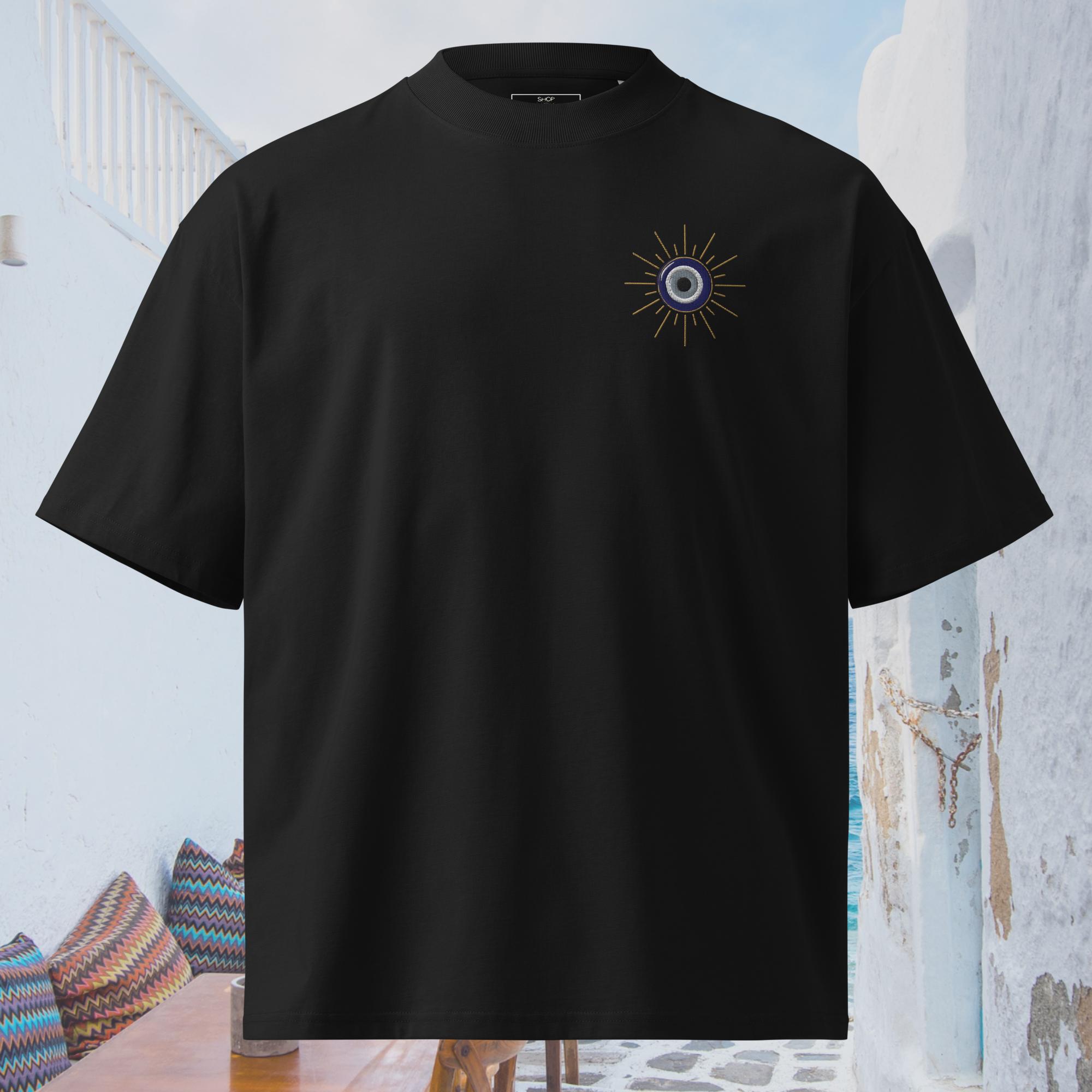 hlios oversized high neck t shirt