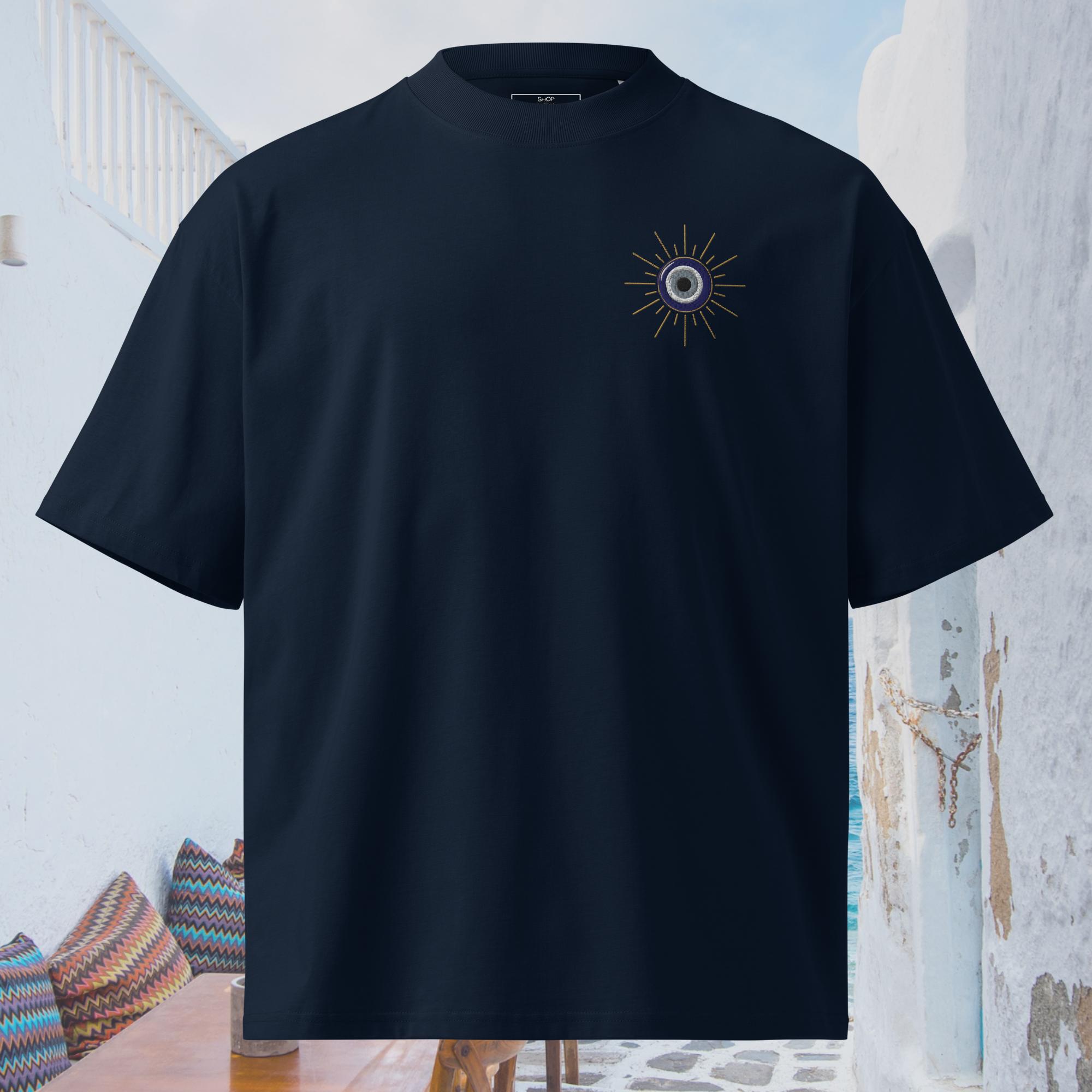 hlios oversized high neck t shirt