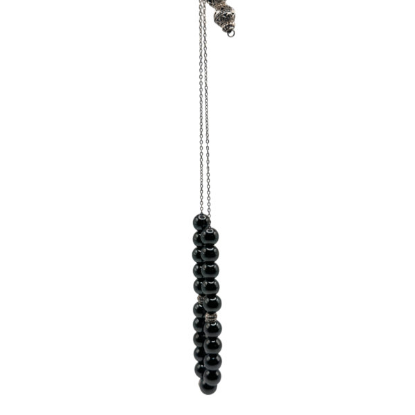 Komboloi Matte Metal + Silver Sterling (12mm) (23)